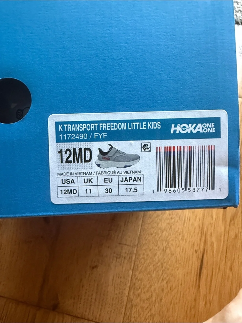 HOKA K Transport Freedom - Gray/Red (12)